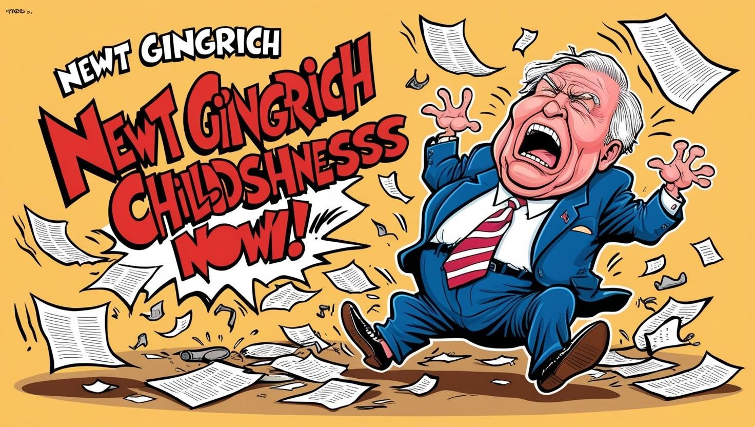 Gingrich, Trump’s Real Daddy Newt Gingrich - what happens when you teach history to a lizard