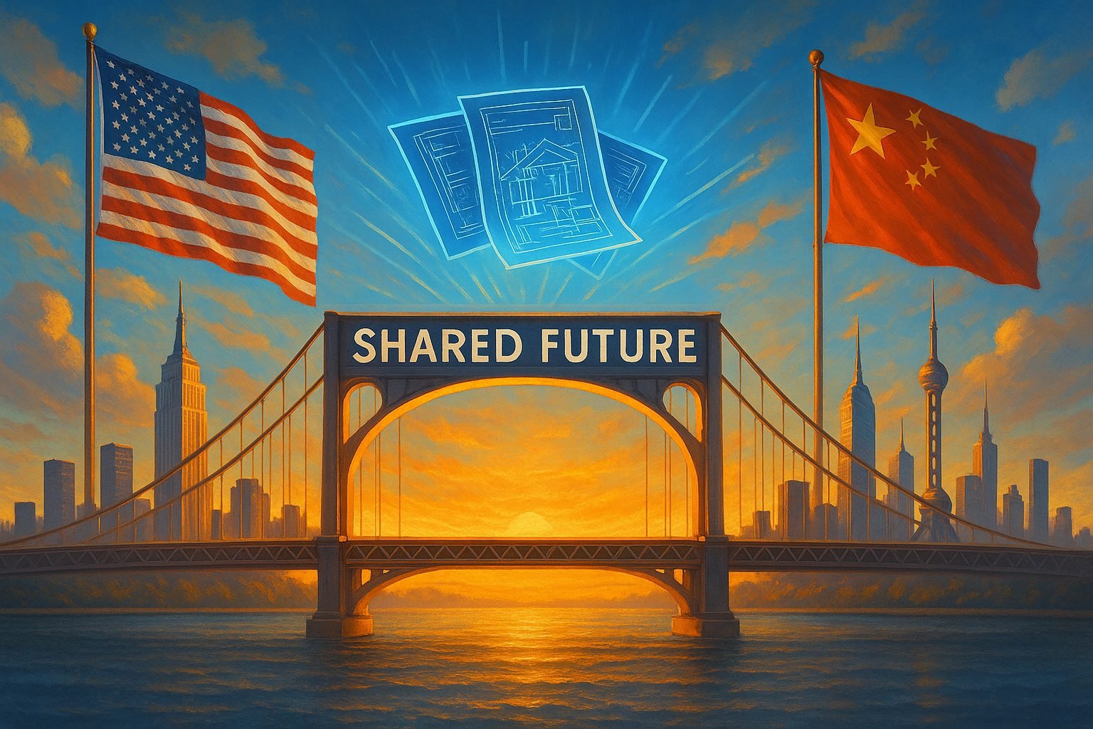 US economic leadership through cooperation, not competition.