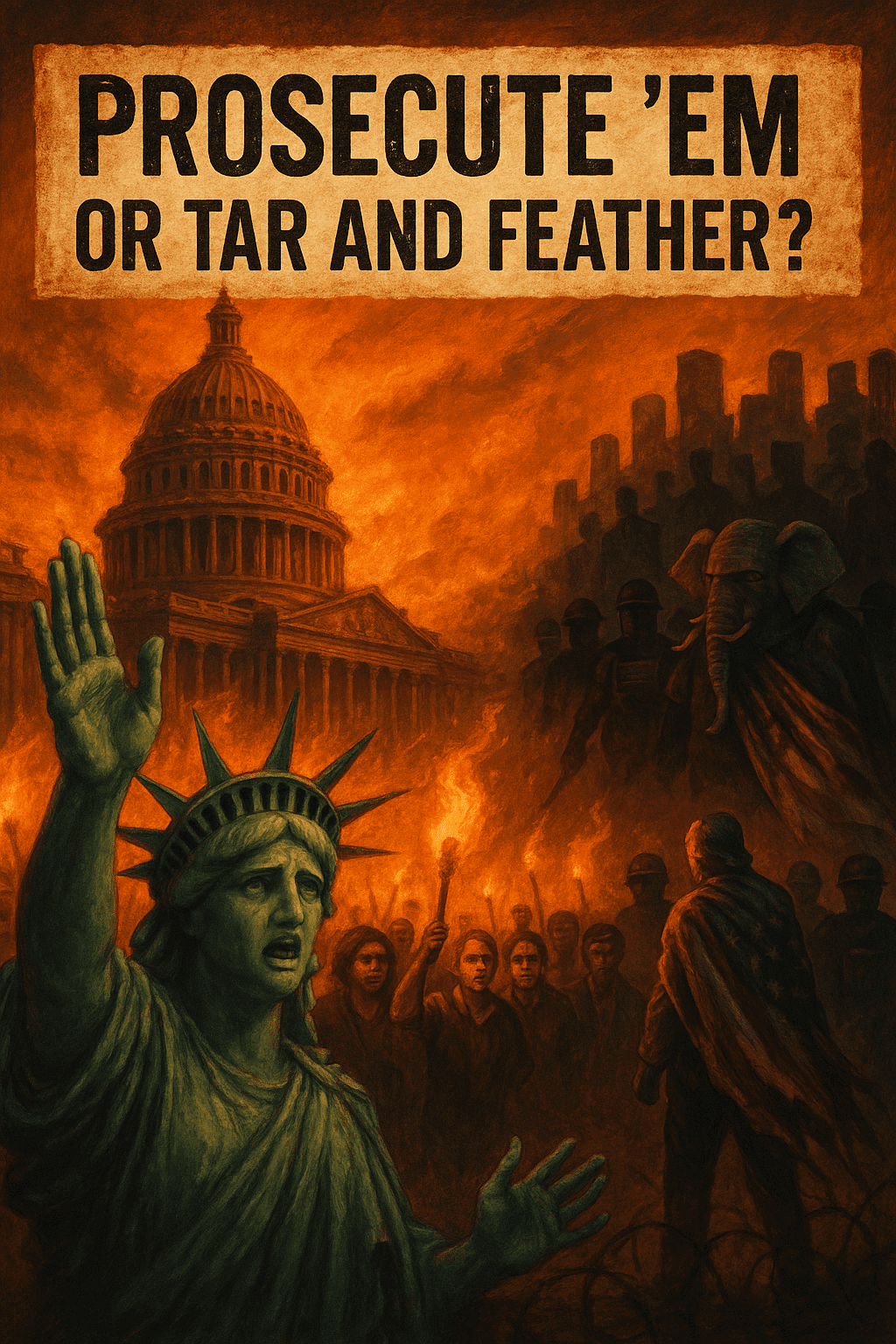 🧨 Trump’s Traitors: Prosecute ’Em or Tar and Feather?