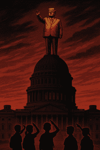 North Koreanization of America - All children must adore Dear Leader.