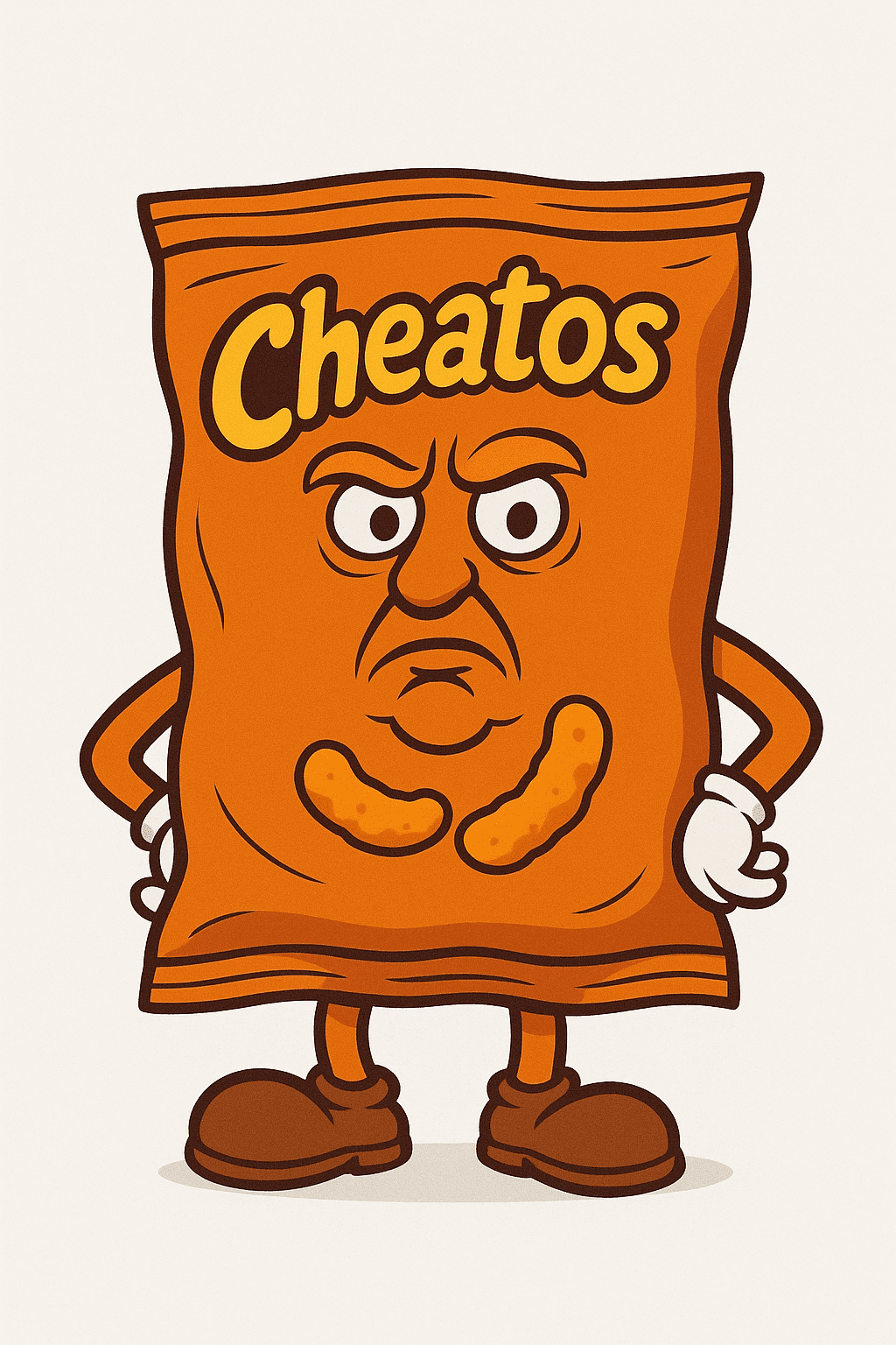 Sentient Bag of Cheatos A sentient bag of Cheatos!